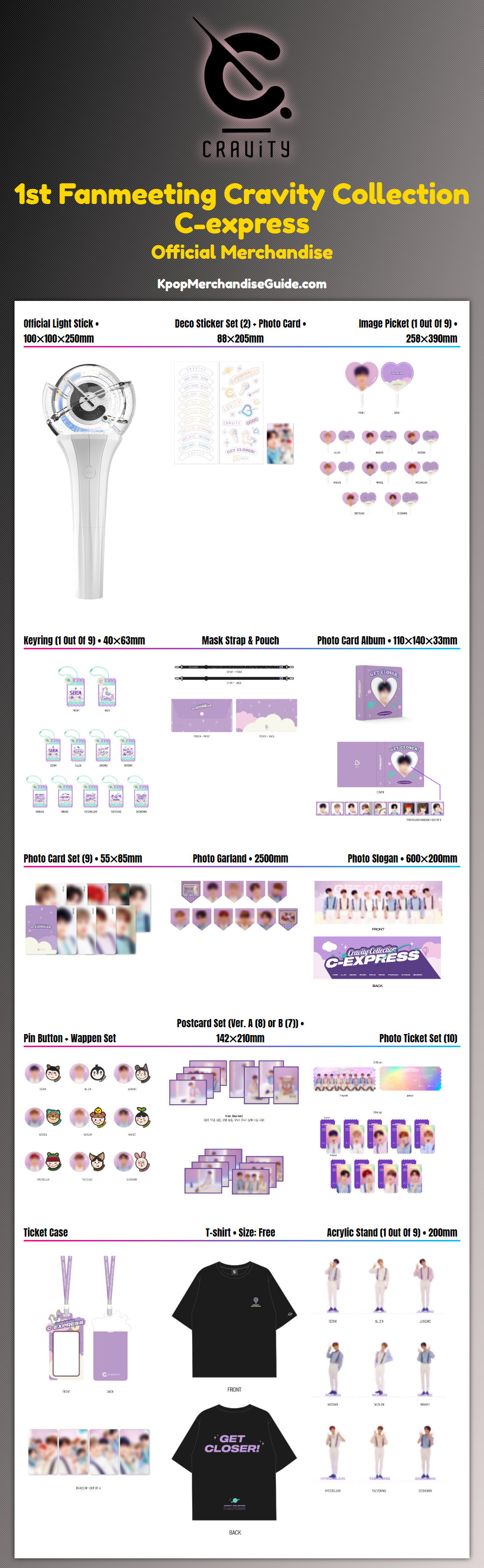 Cravity 1st Fanmeeting Cravity Collection C-express Merchandise