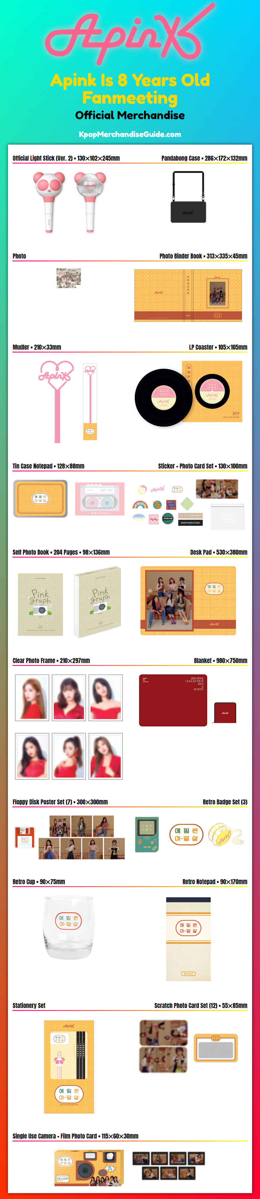 Apink Apink Is 8 Years Old Fanmeeting Merchandise