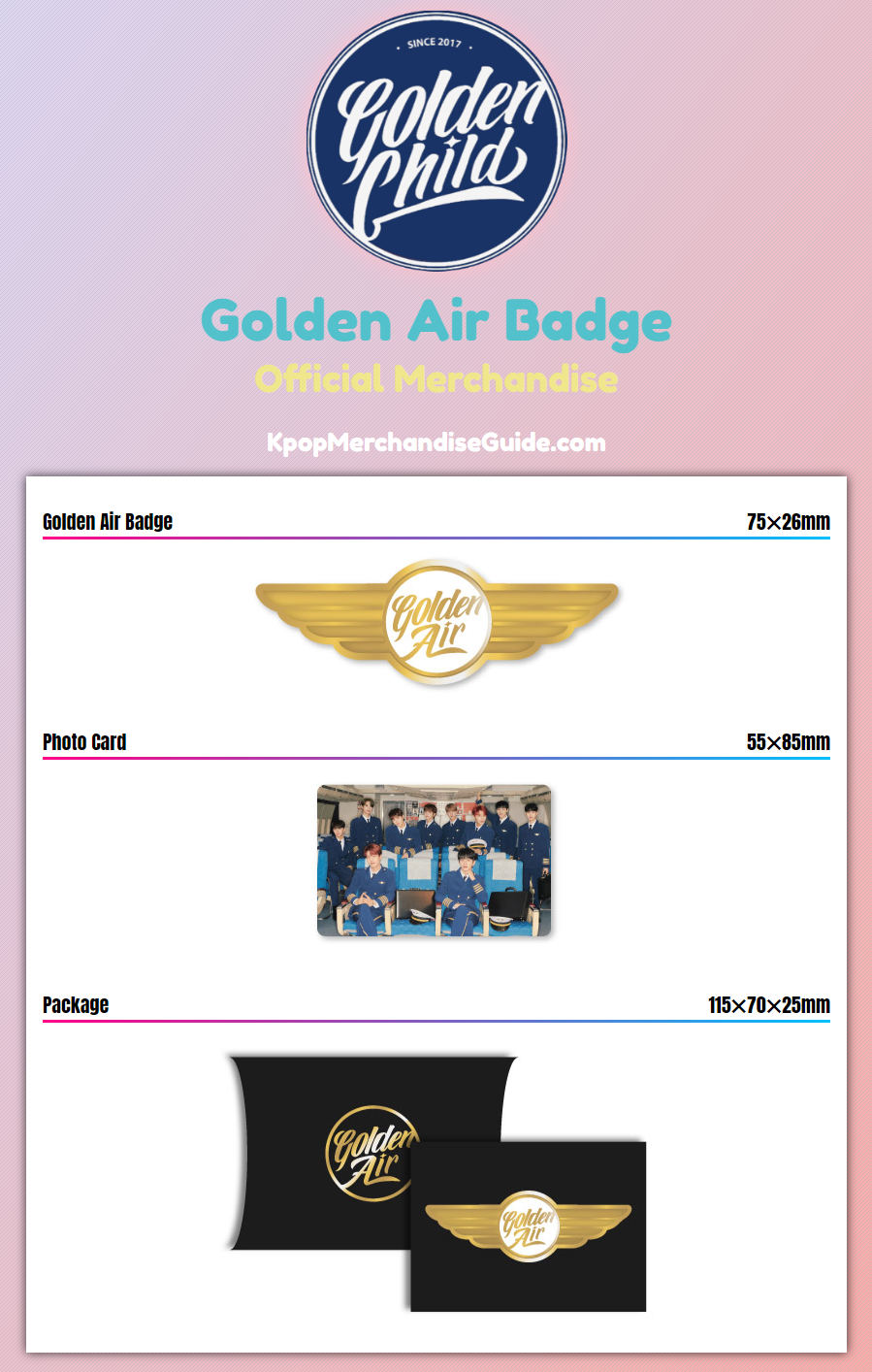 Golden Child Golden Air Badge