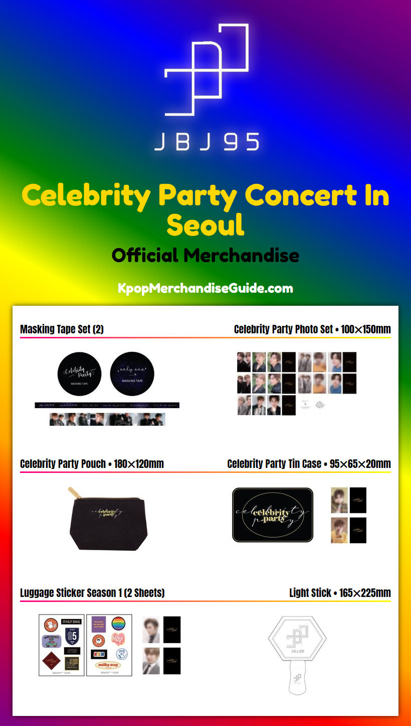 JBJ95 Celebrity Party Concert In Seoul Merchandise