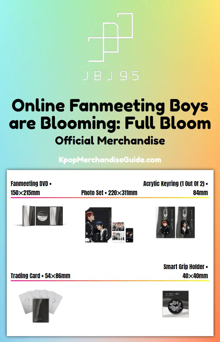 JBJ95 Online Fanmeeting Boys are Blooming: Full Bloom Merchandise