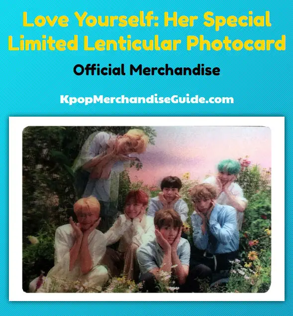 Love Yourself: Her Special Limited Lenticular Photo Card
