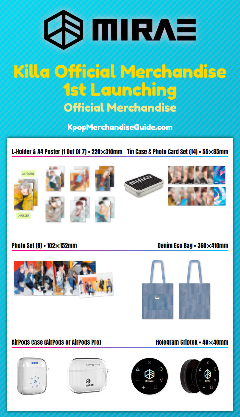 Mirae Killa Official Merchandise 1st Launching