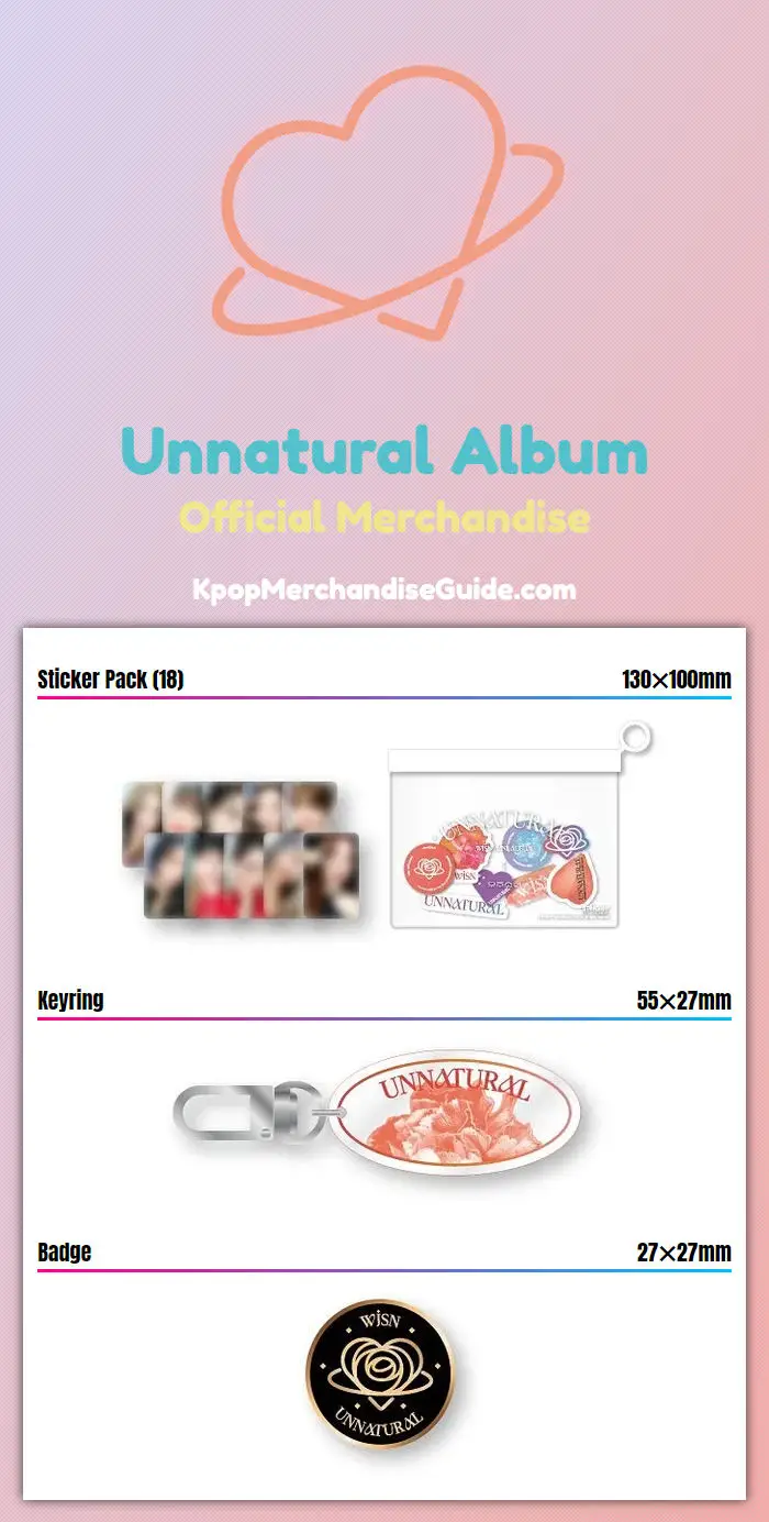 WJSN Unnatural Album Merchandise