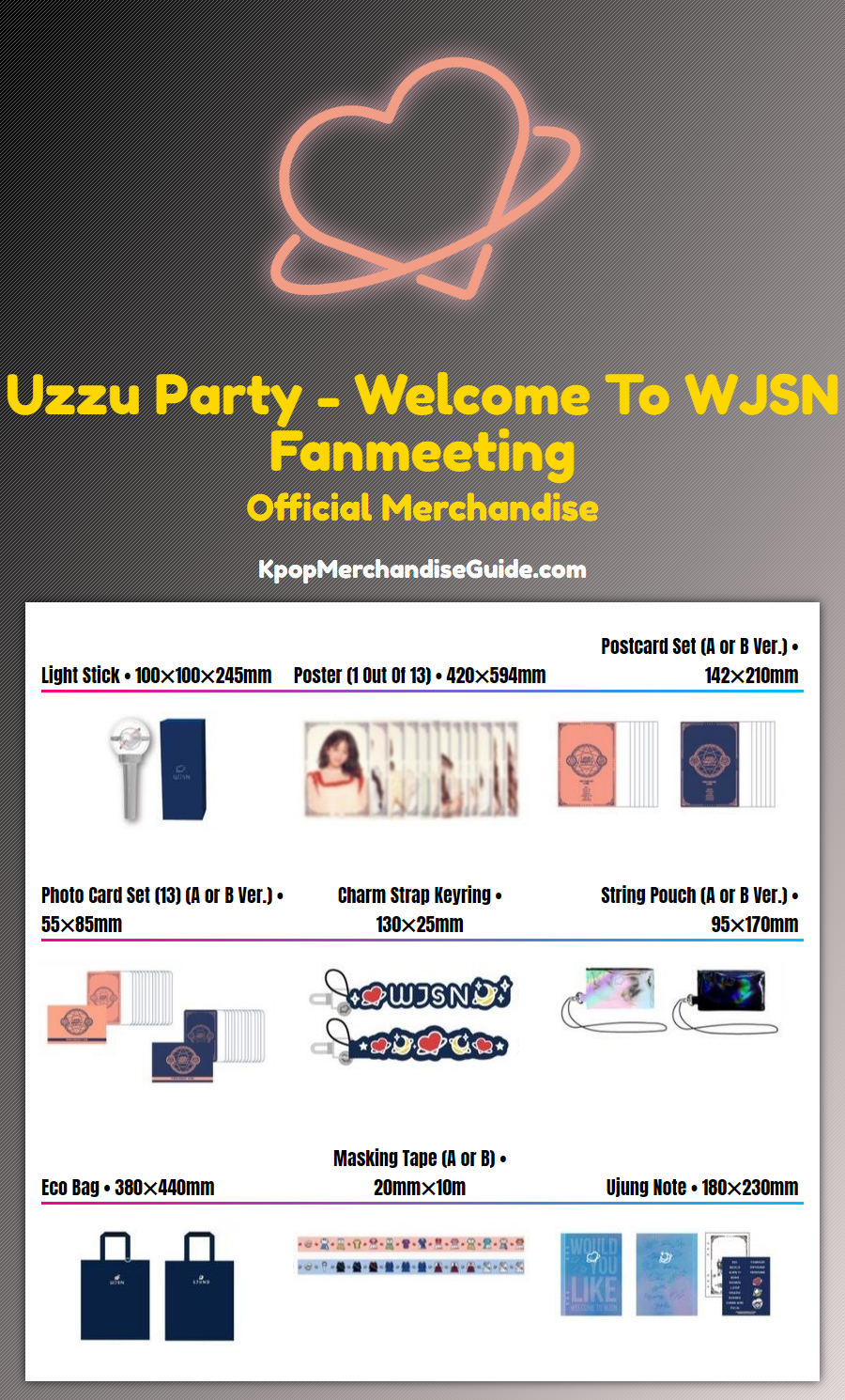 WJSN Uzzu Party - Welcome To WJSN Fanmeeting Merchandise
