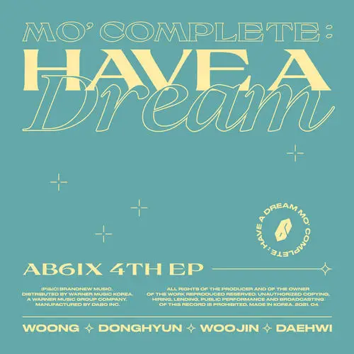 AB6IX Mo' Complete: Have a Dream Mini Album Cover
