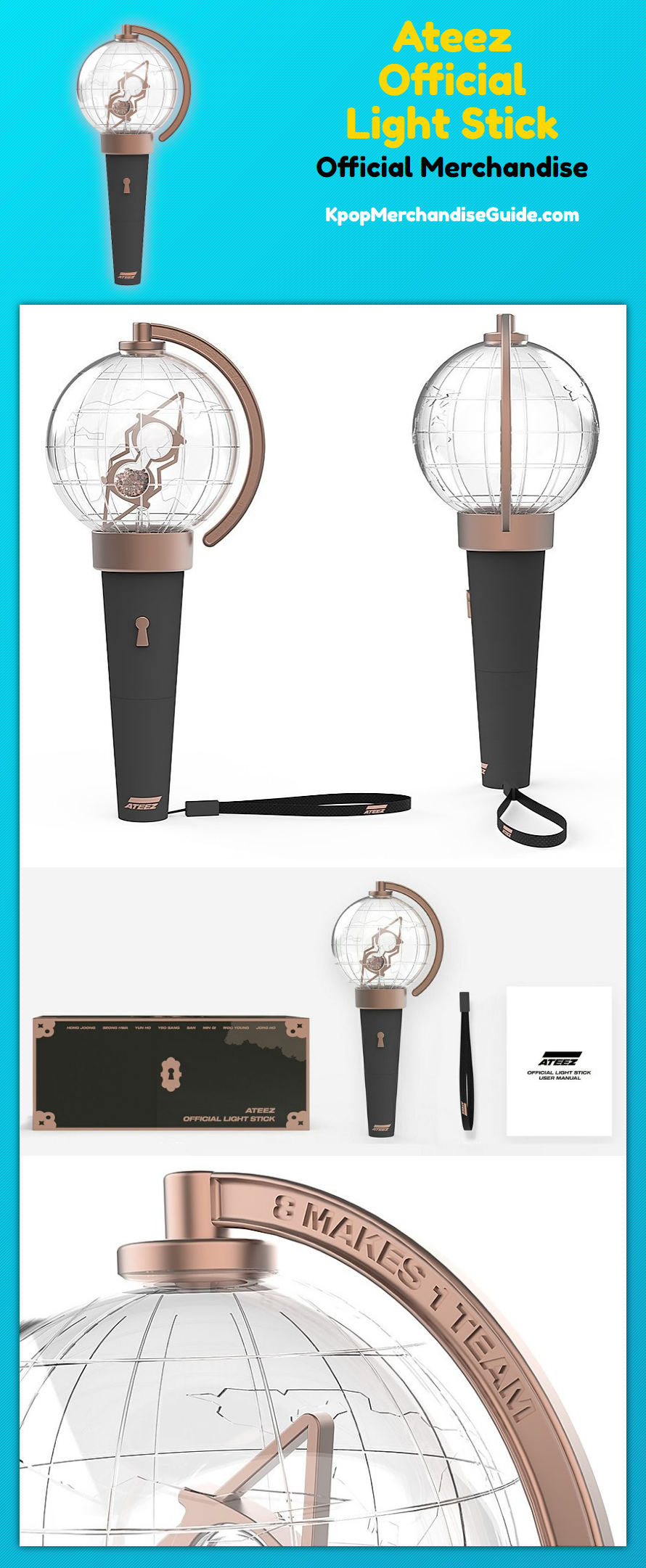 Ateez Official Light Stick Lightiny