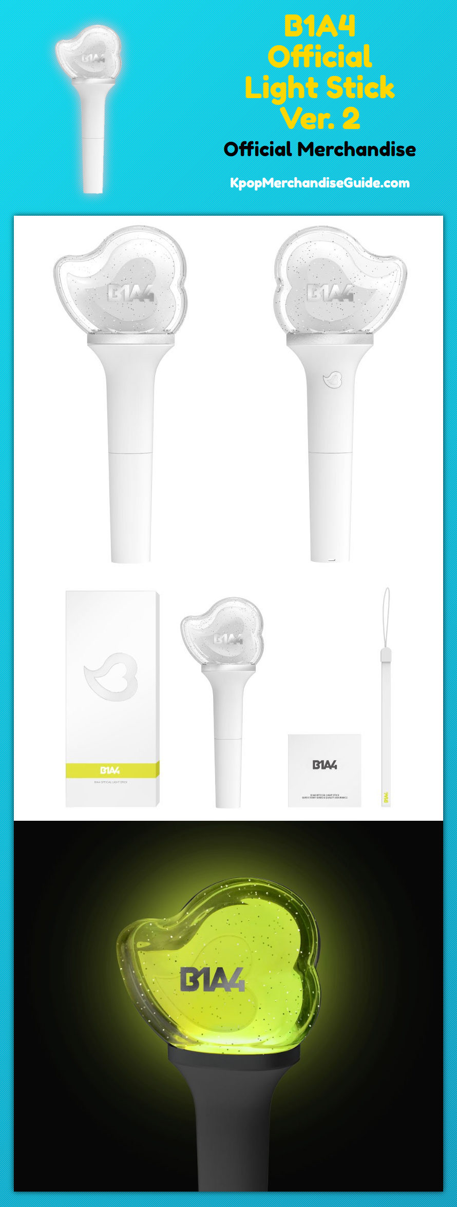 B1A4 Official Light Stick (Version 2)