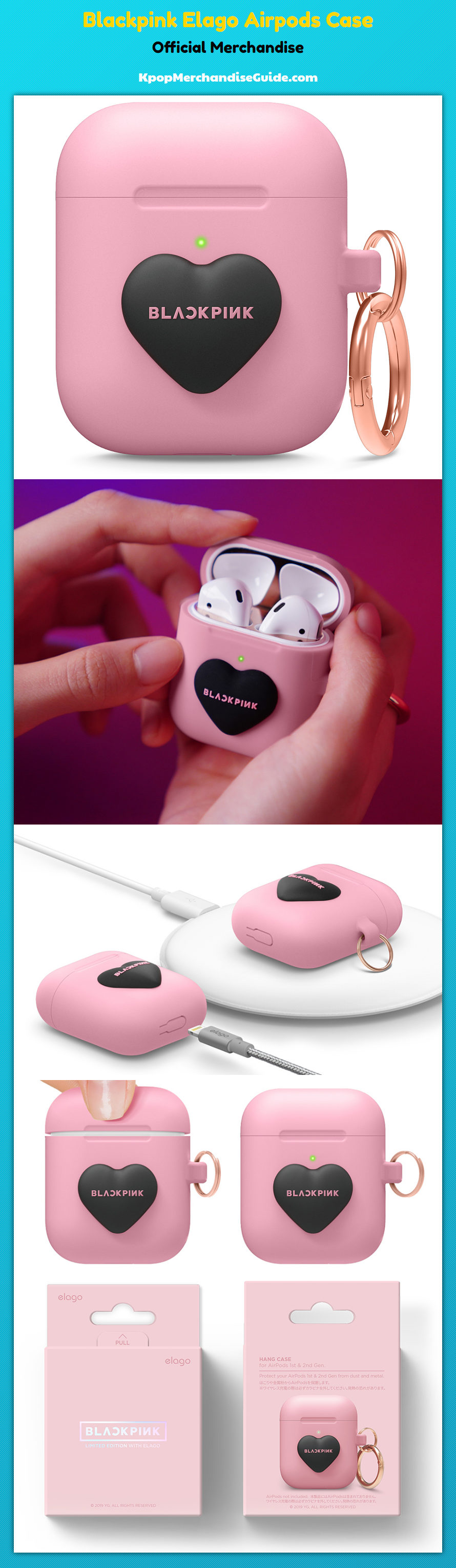 Blackpink Elago Airpods Case