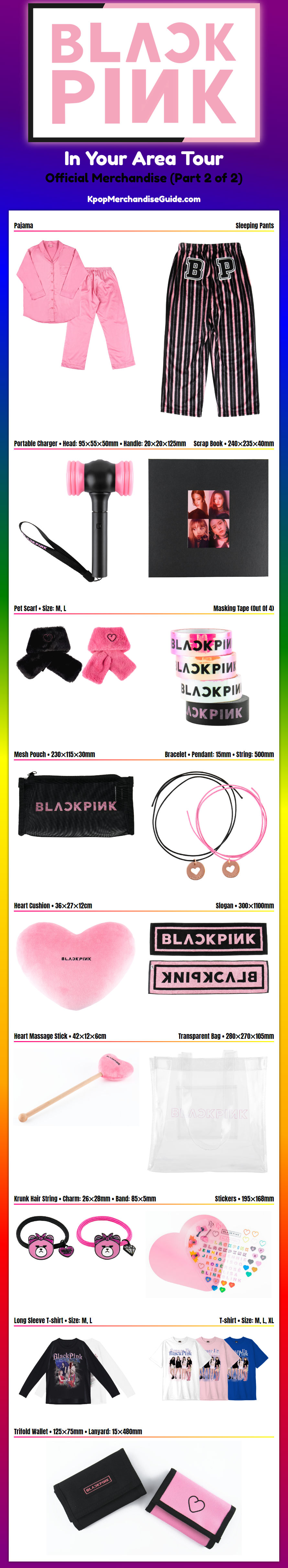 Blackpink In Your Arena Tour Merchandise