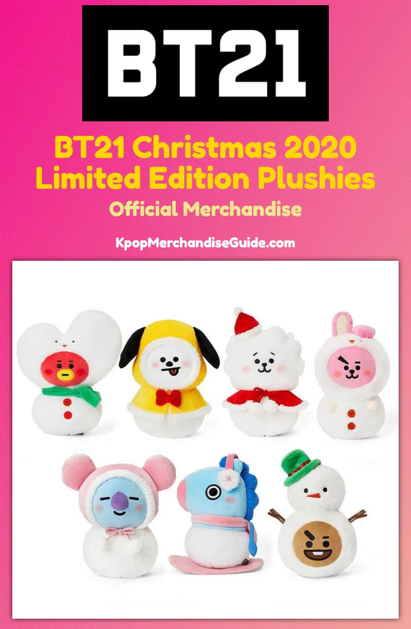 BTS BT21 Christmas Winter 2020 Plush Dolls
