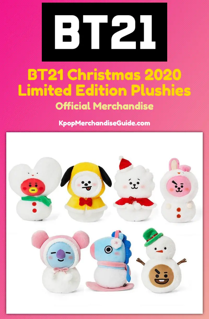 BT21 Christmas 2020 Limited Edition Plushies