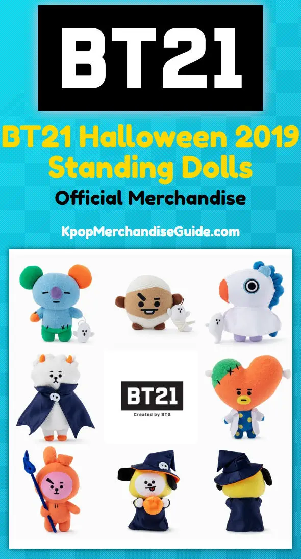 BT21 Halloween 2019 Standing Plushies