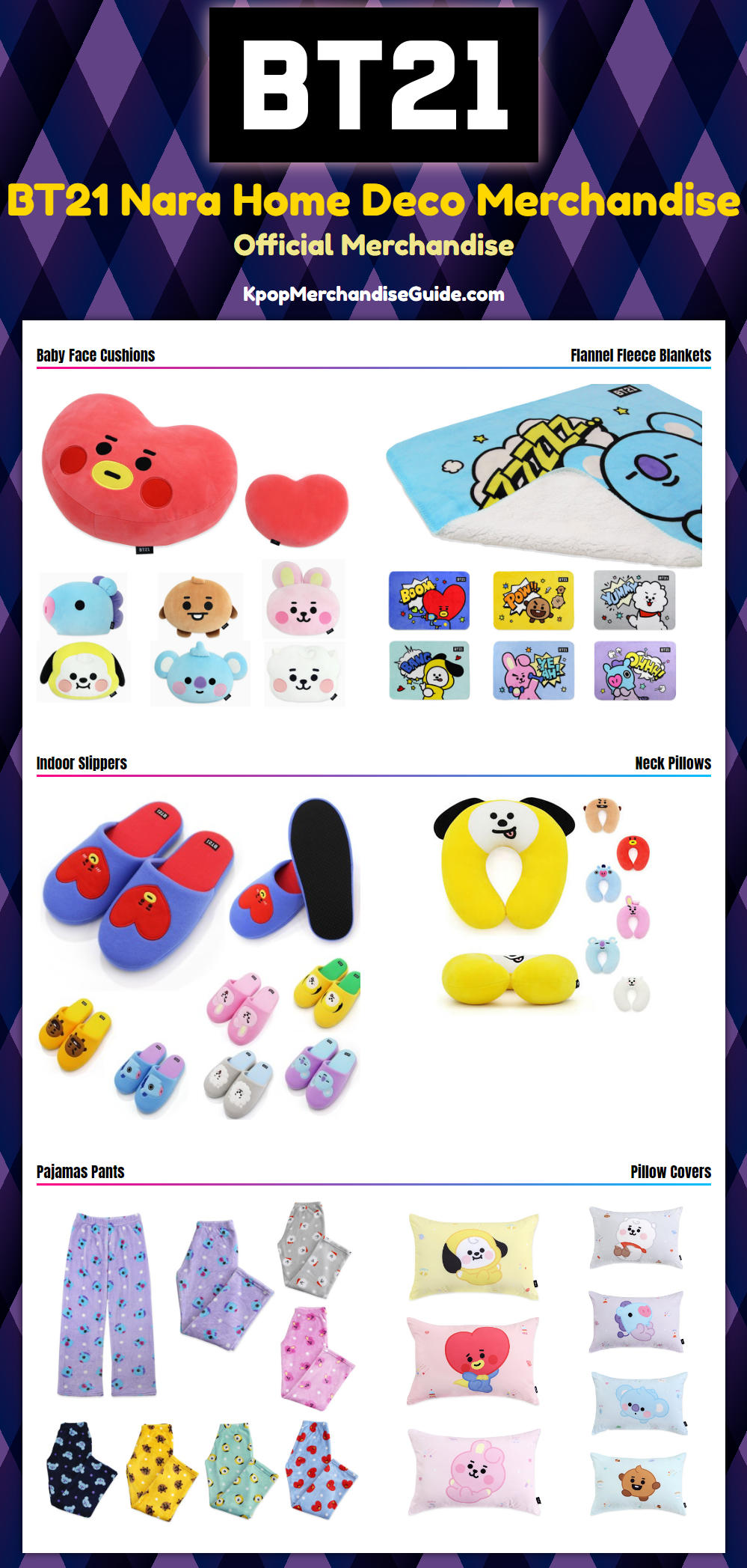 BT21 Nara Home Deco Merchandise