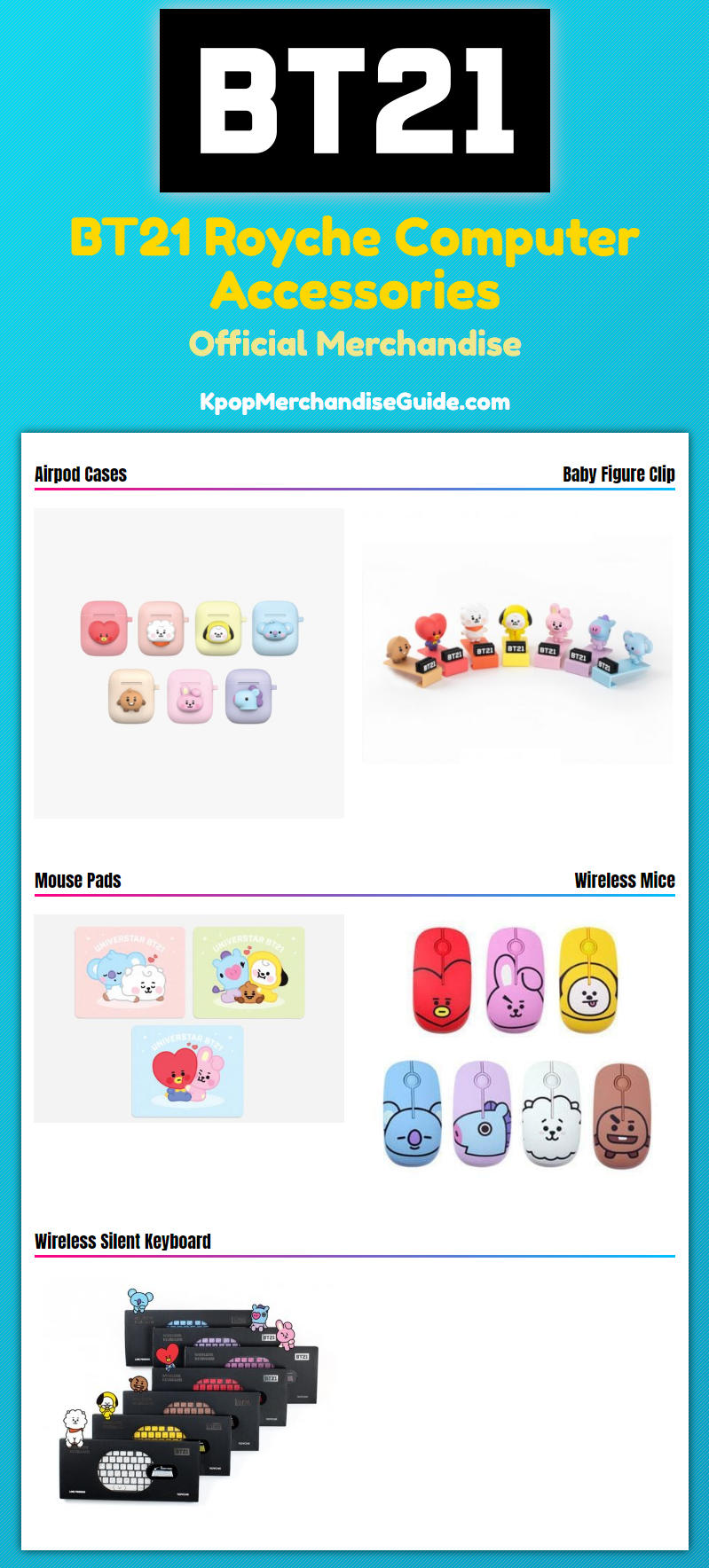 BT21 Royche Computer Merchandise