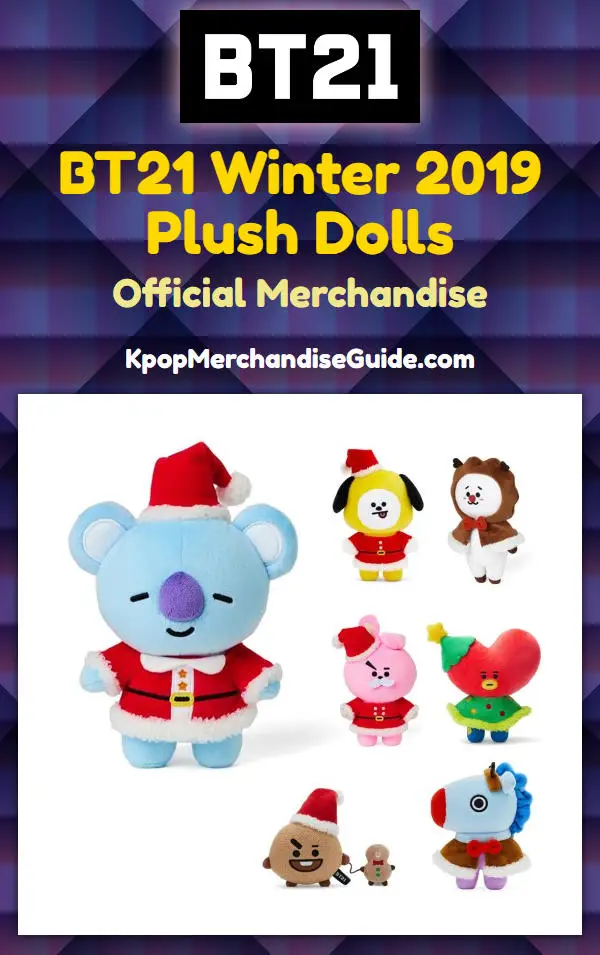 BT21 Winter 2019 Plushies