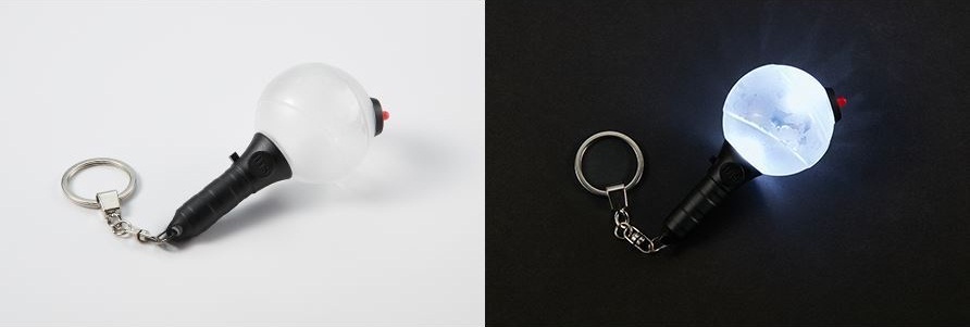 2017 BTS Live Trilogy Ep. III: The Wings Tour The Final Official Lightstick Keyring