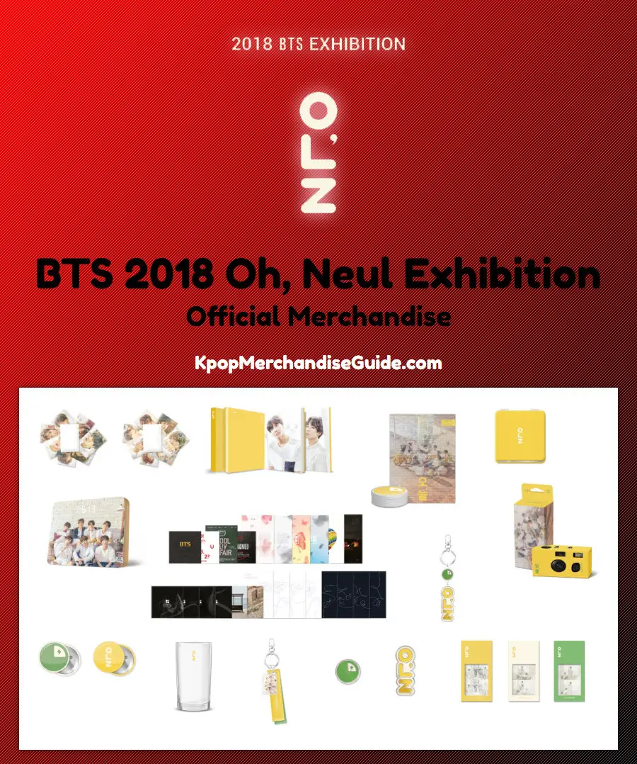 BTS 2018 Oh, Neul Exhibition Merchandise
