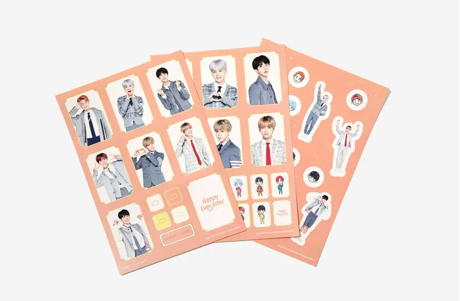 BTS 4th Muster Happy Ever After Sticker Set