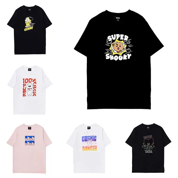 bt21 shirt official