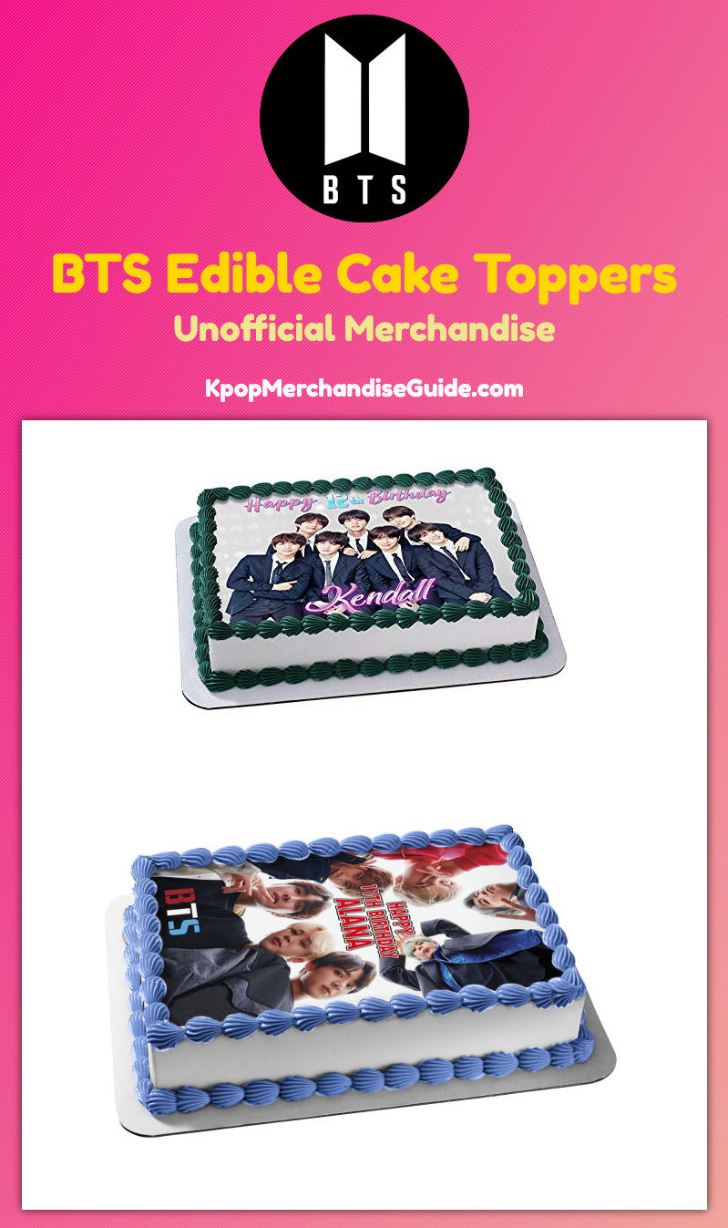 BTS Edible Cake Toppers