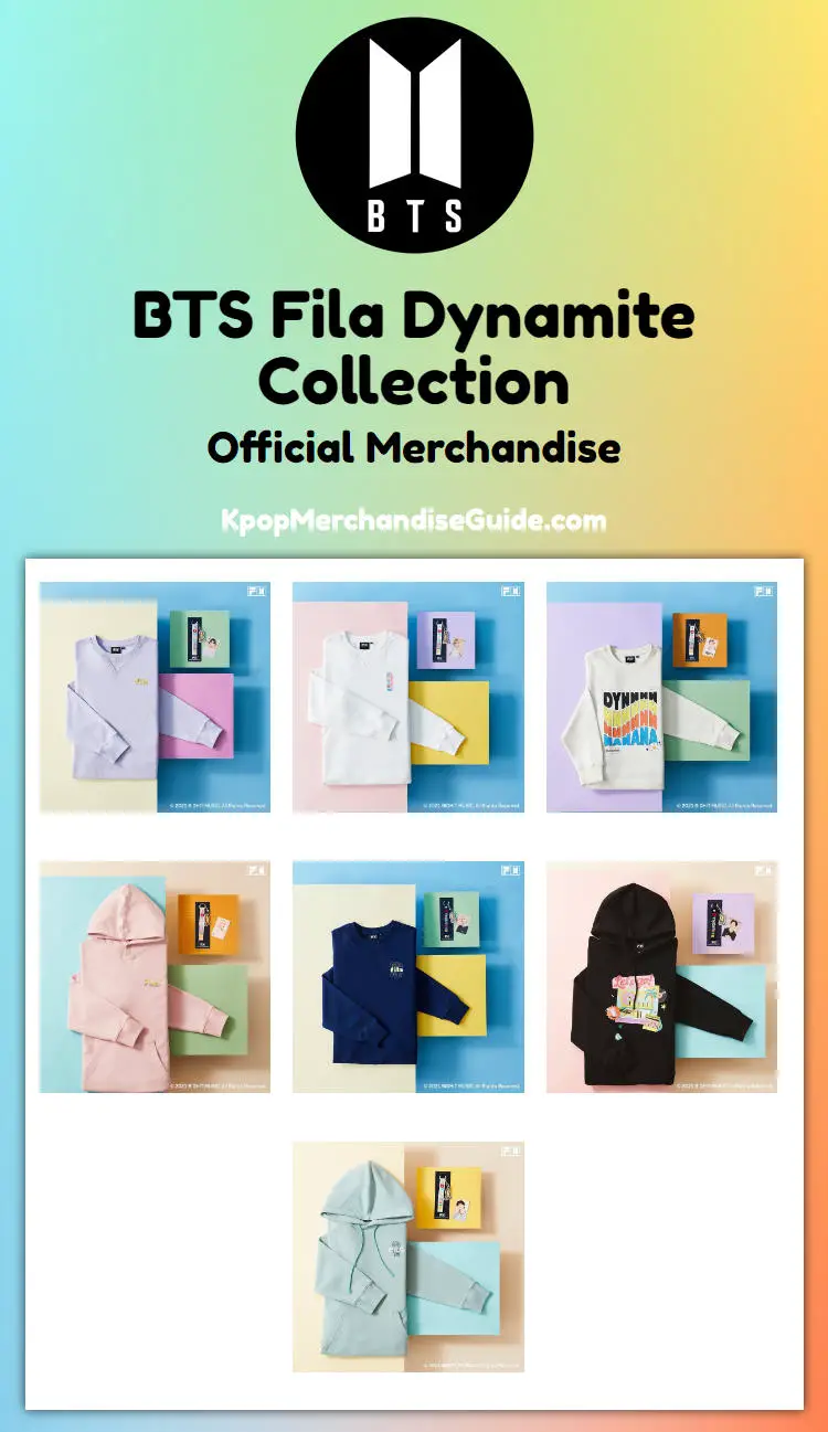 BTS Fila Dynamite Collection