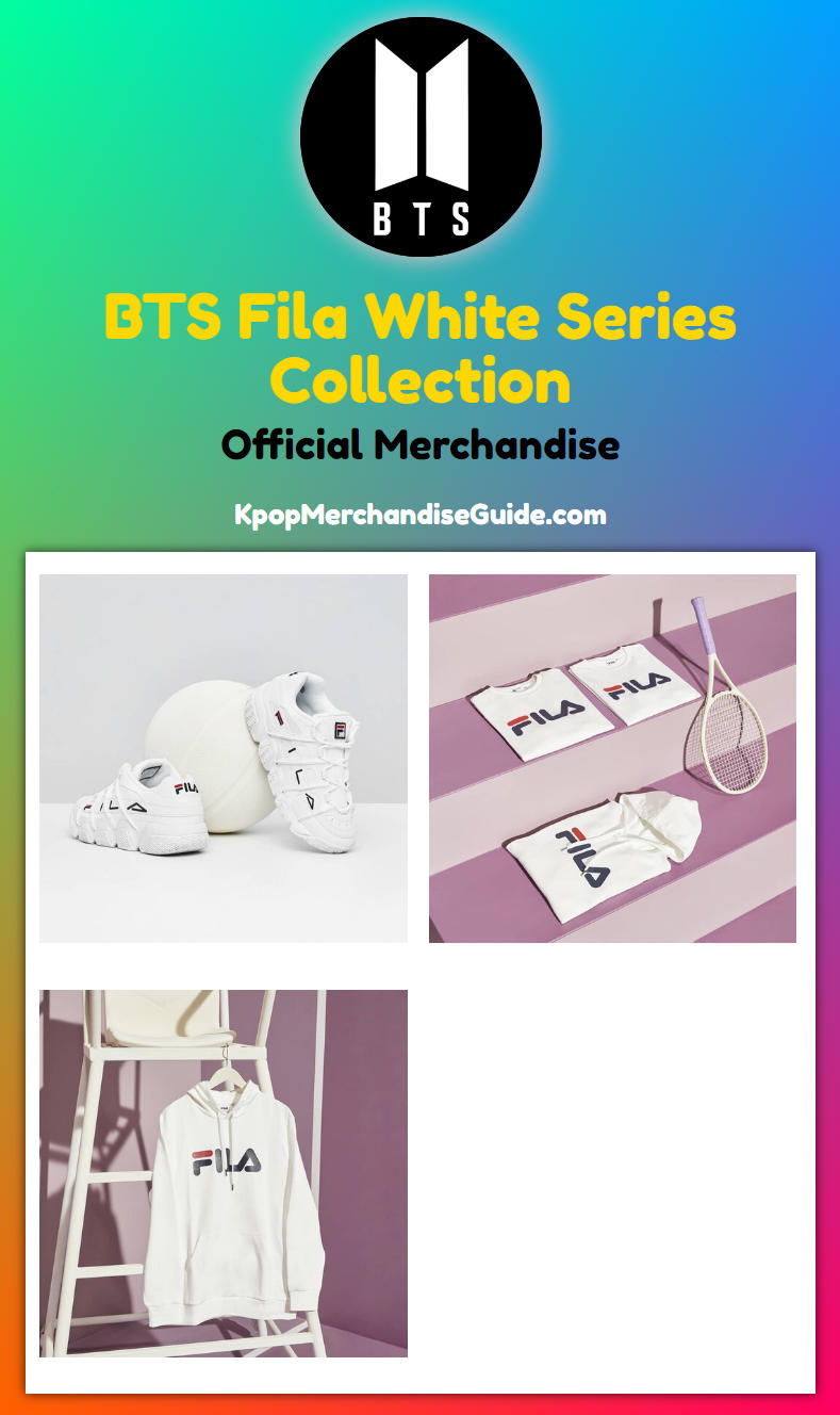 BTS Fila White Series Collection