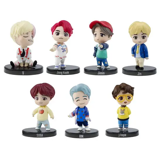 bts mattel mini figures