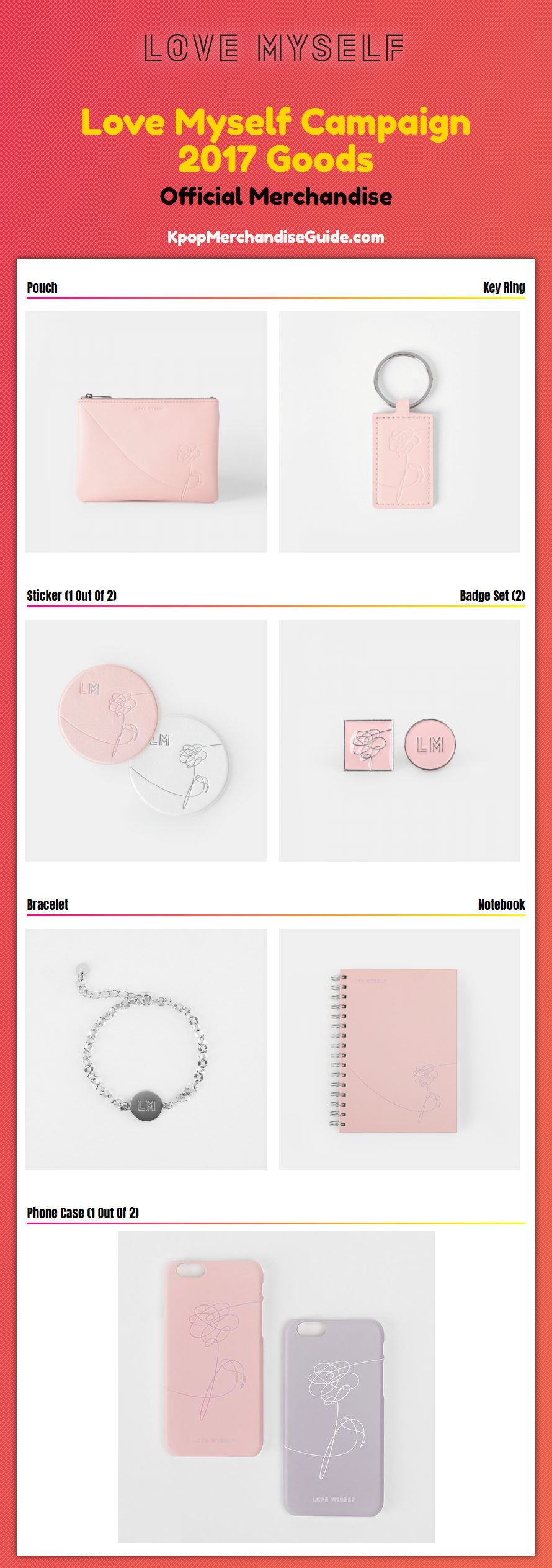 Bts Love Myself Campaign 2017 Merchandise