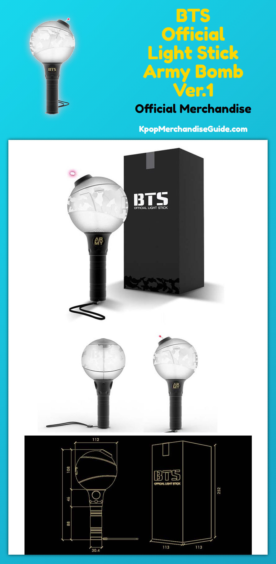 Bts Official Light Stick Army Bomb (Version 1)