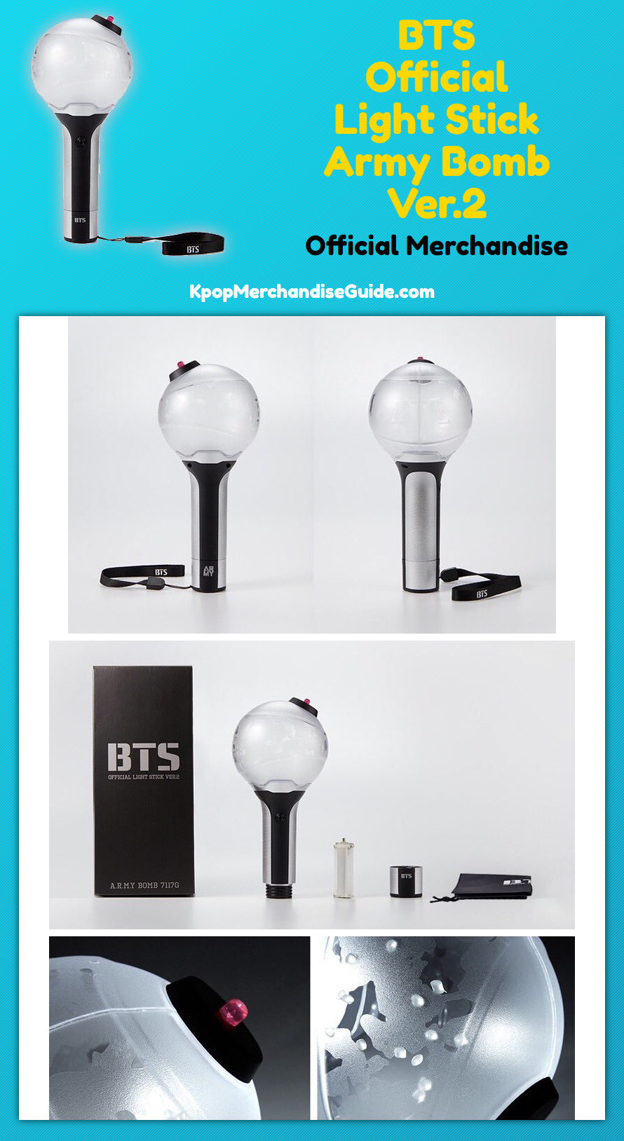 BTS Official Light Stick Army Bomb (Version 2)