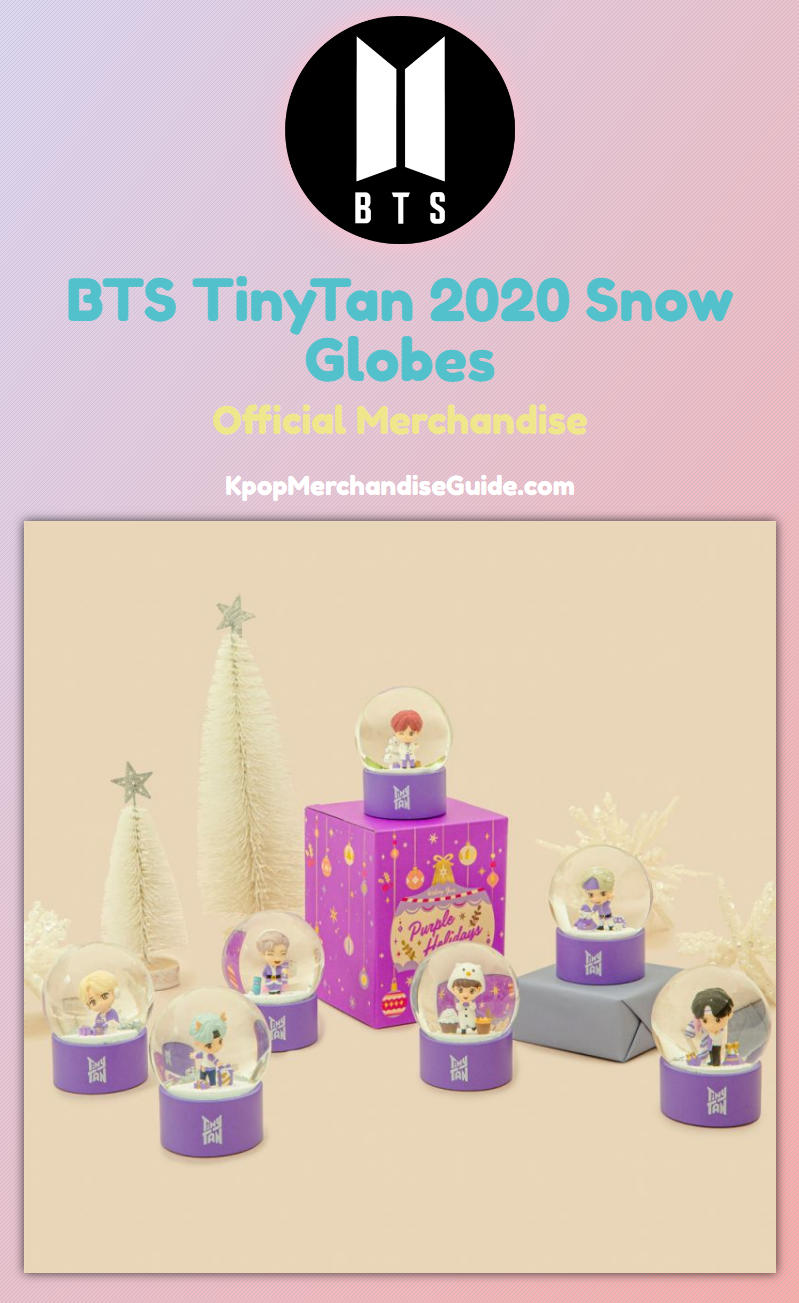 BTS TinyTan 2020 Christmas Snow Globes