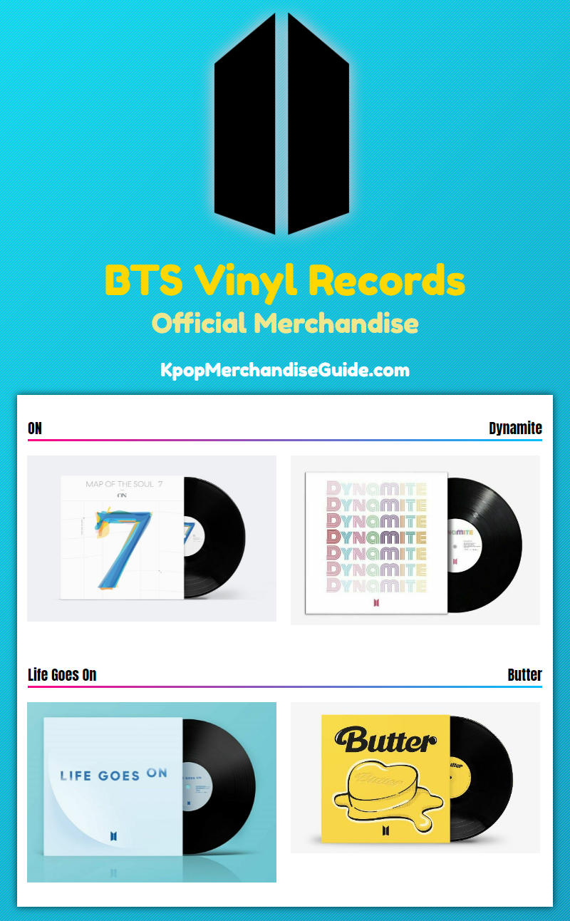 BTS Official Vinyl Records