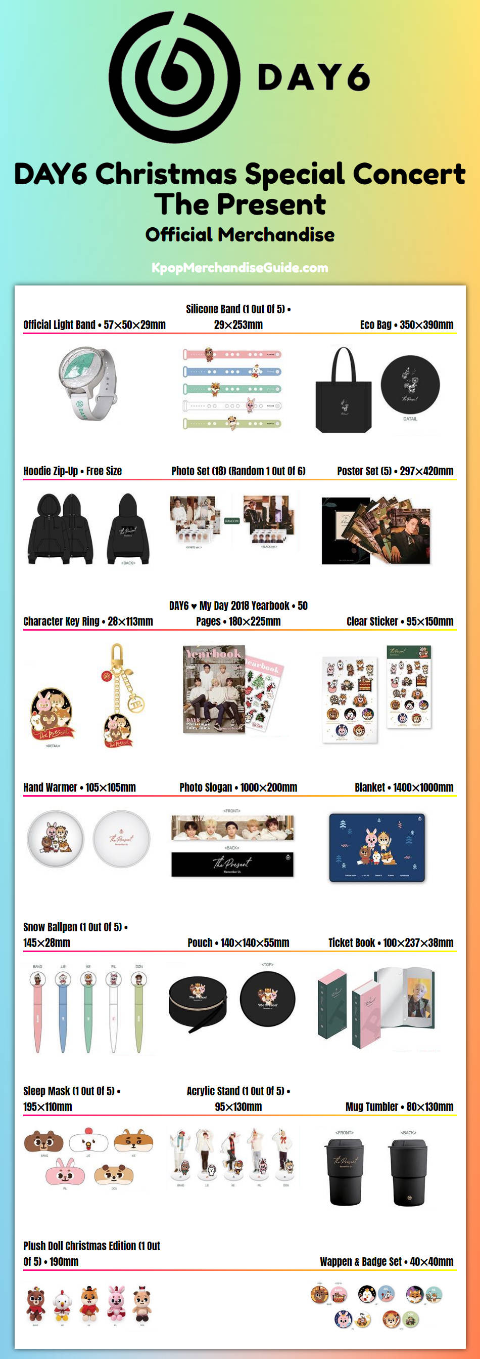 DAY6 Christmas Special Concert - The Present - Remember Us Merchandise