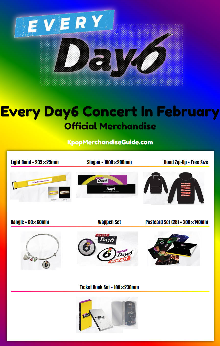 Every Day6 Concert In February Merchandise