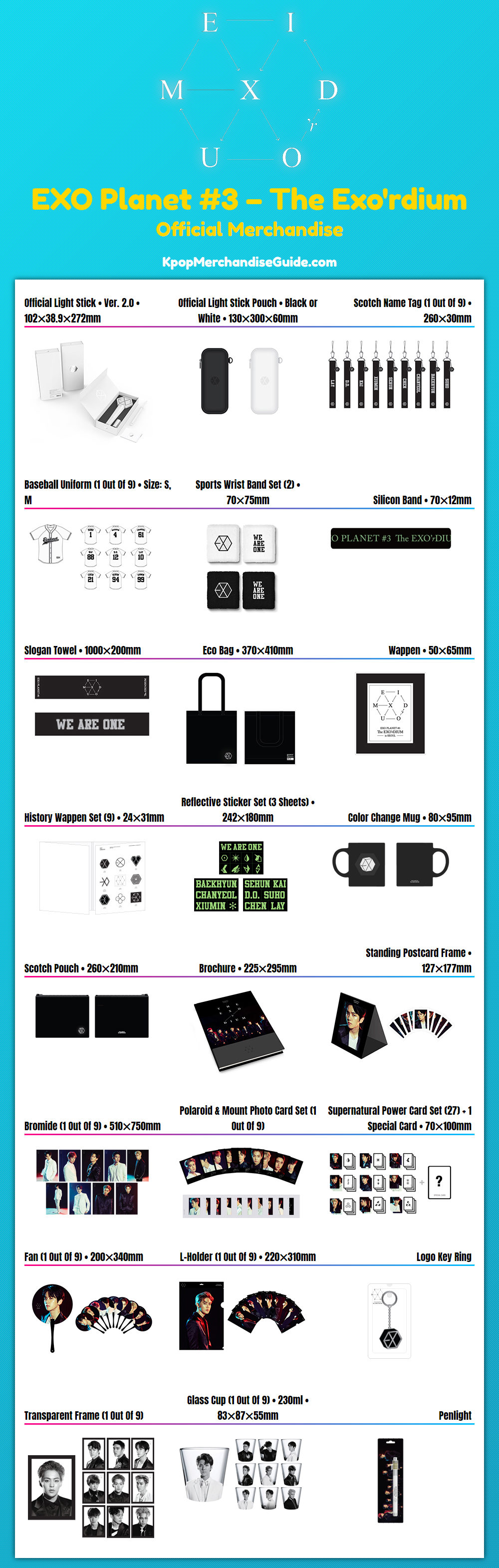 EXO Planet #3 – The Exo'rdium Merchandise