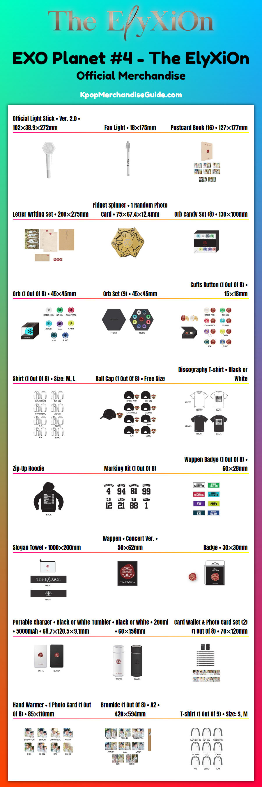 EXO Planet #4 - The ElyXiOn Merchandise