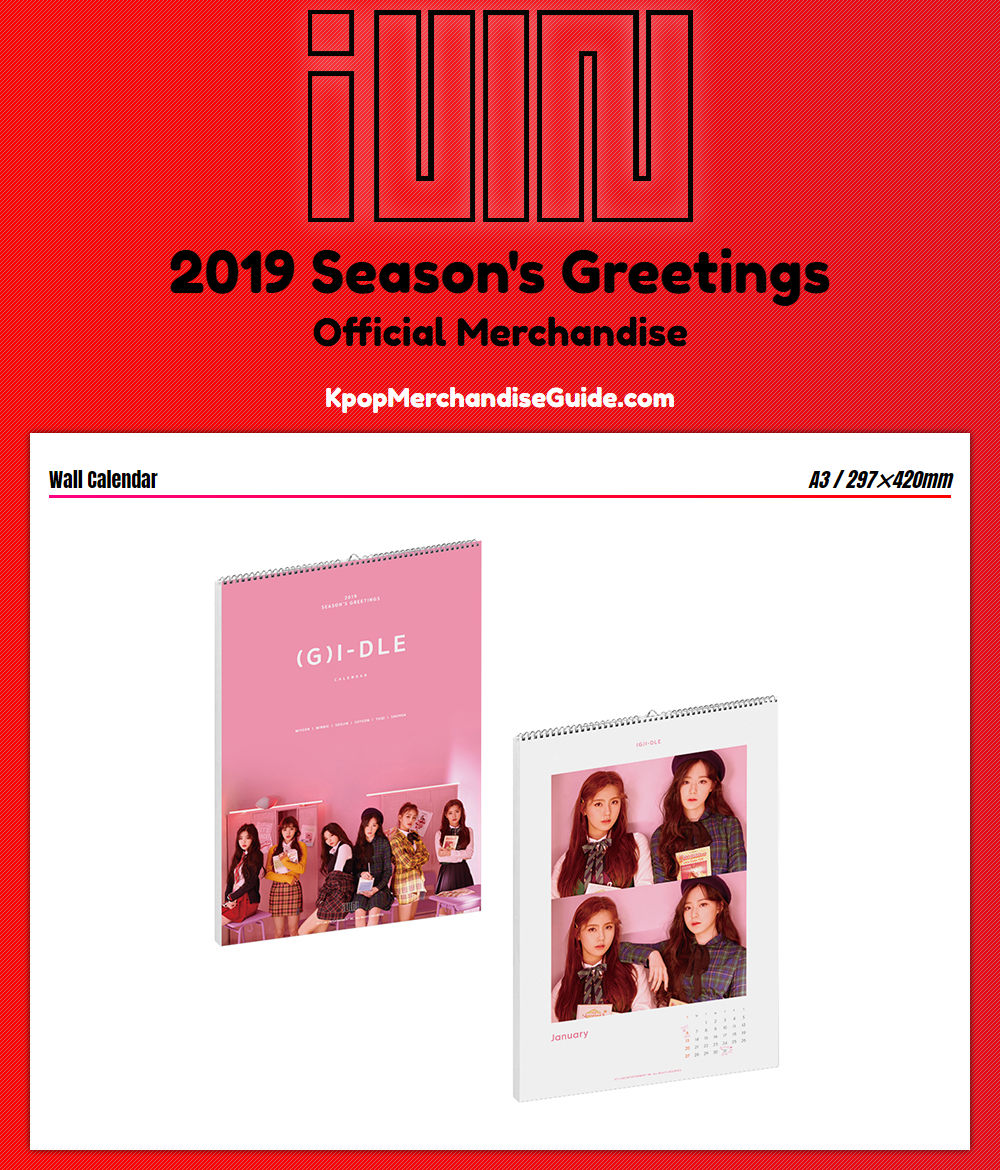 (G)I-DLE 2019 Season's Greetings