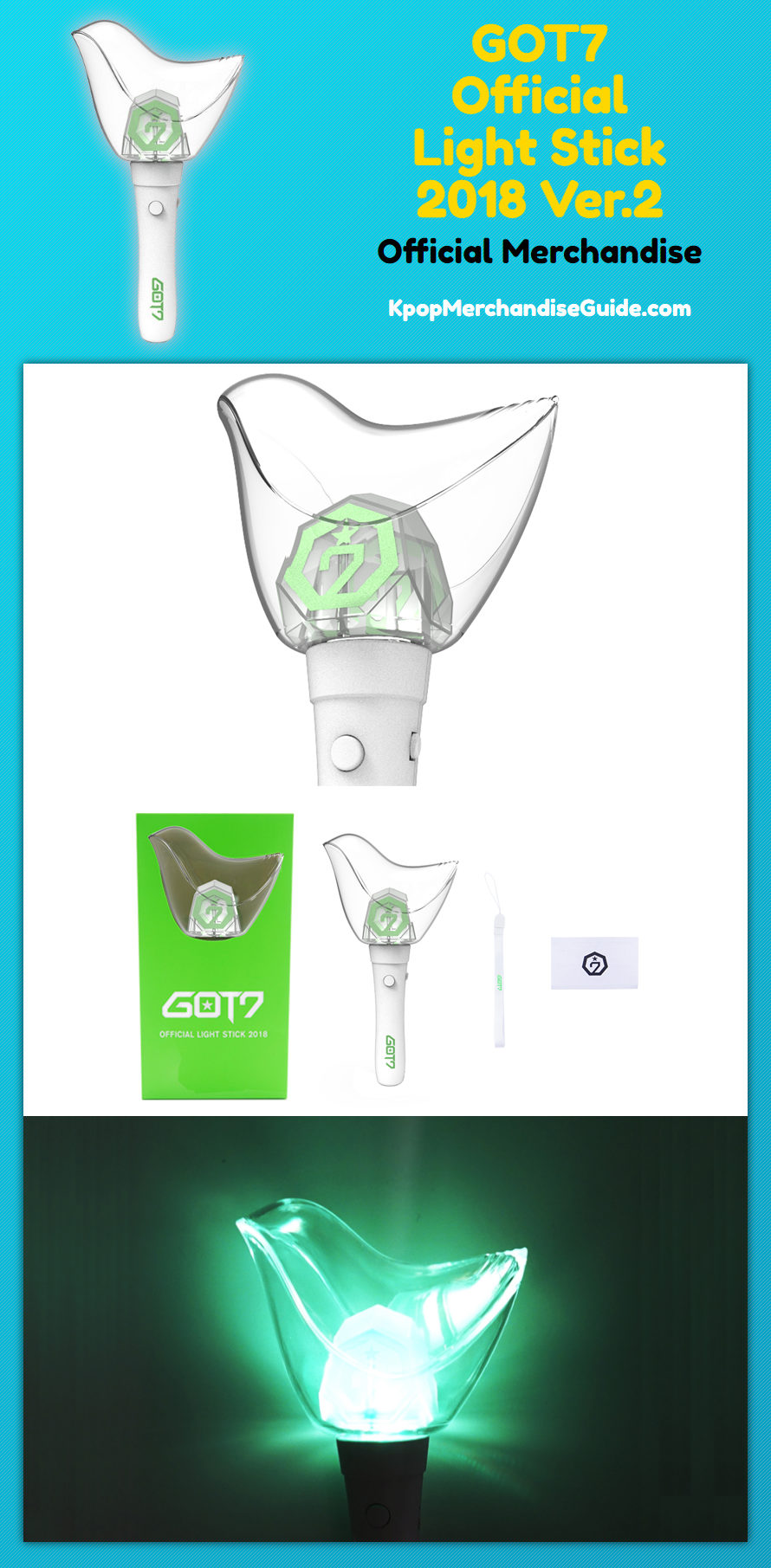 GOT7 Official Light Stick 2018 (Version 2)