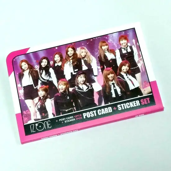 IZ*ONE Postcard And Sticker Set