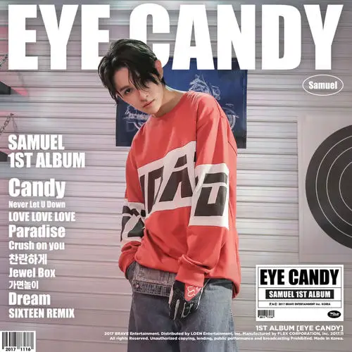 Kim Samuel Eye Candy Studio Album Cover
