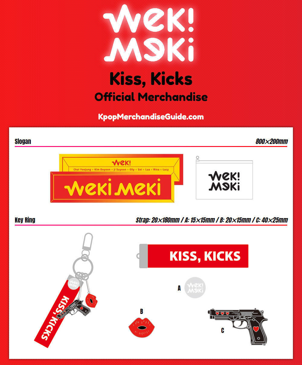Weki Meki Kiss, Kicks Official Merchandise