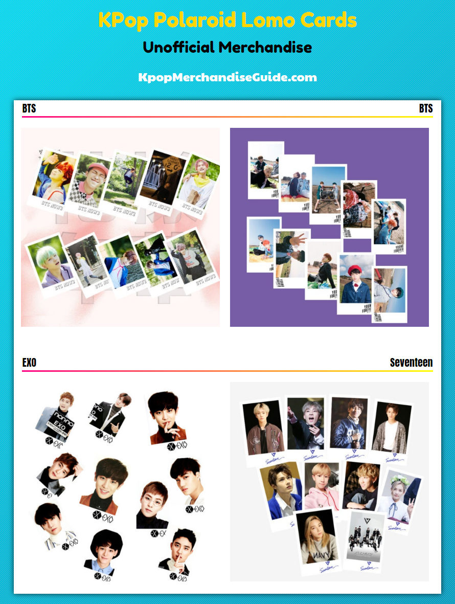 KPop Polaroid Lomo Cards