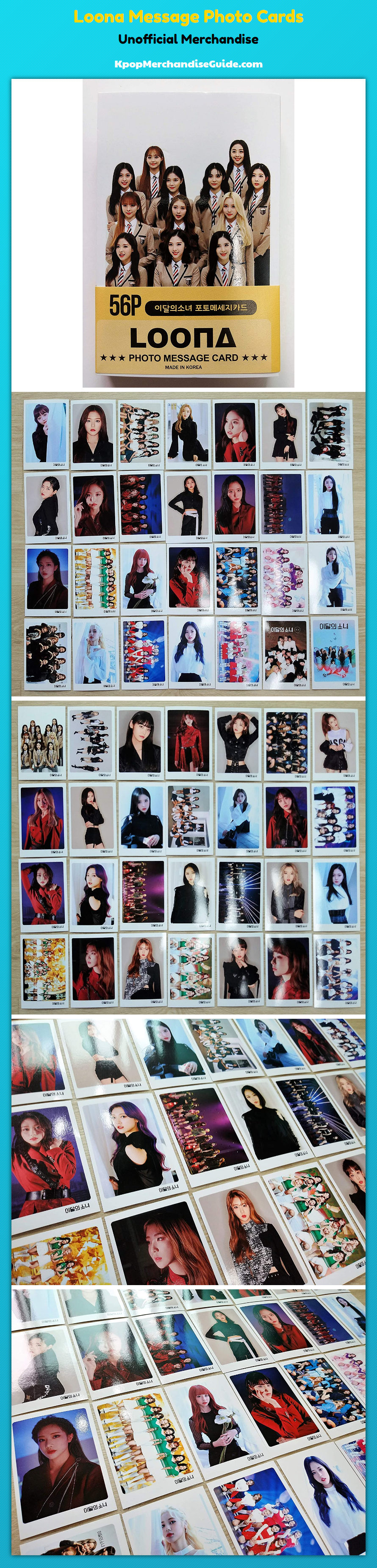 Loona Message Photo Cards