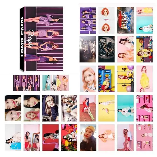 Mamamoo Purple Lomo Photocards