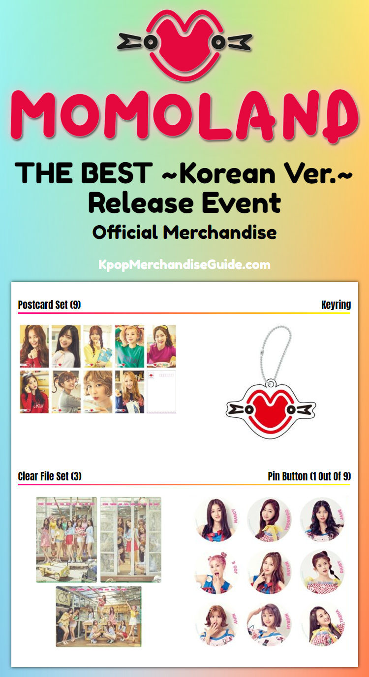 The Best ~Korean Ver.~ Release Event Merchandise