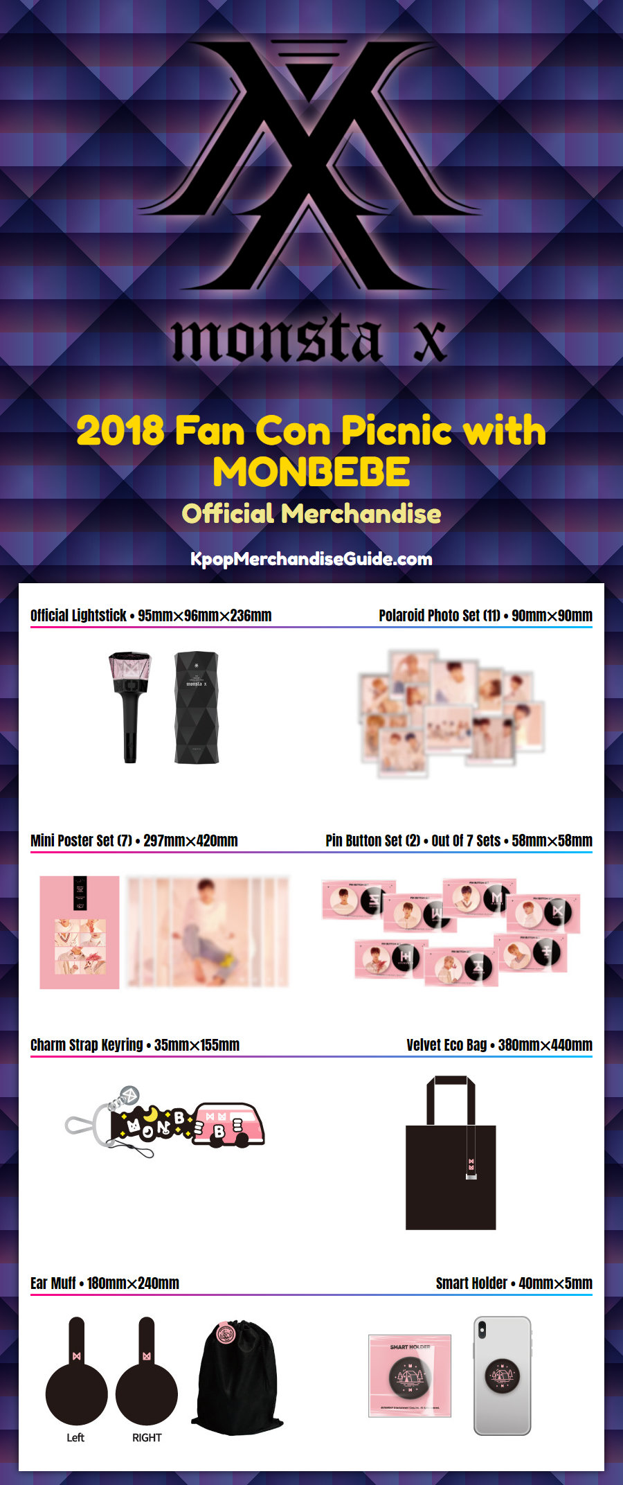 2018 Fan Con Picnic with MONBEBE Merchandise