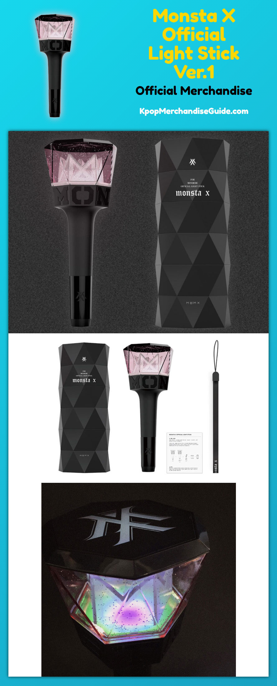 Monsta X Official Light Stick (Version 1)