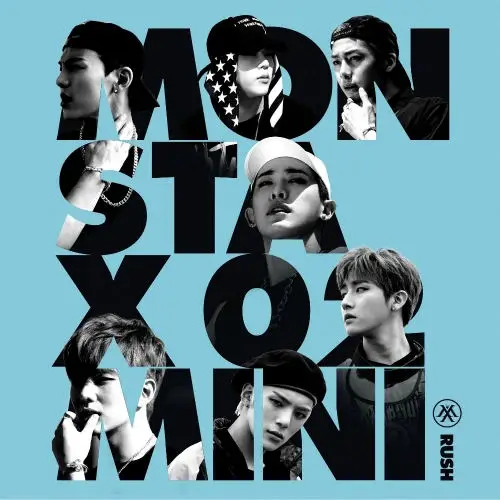 Monsta X Rush Mini Album Cover