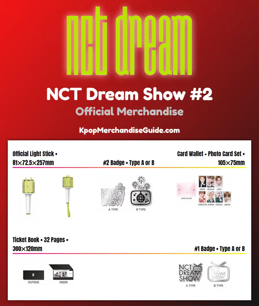 NCT Dream Show #2 Merchandise